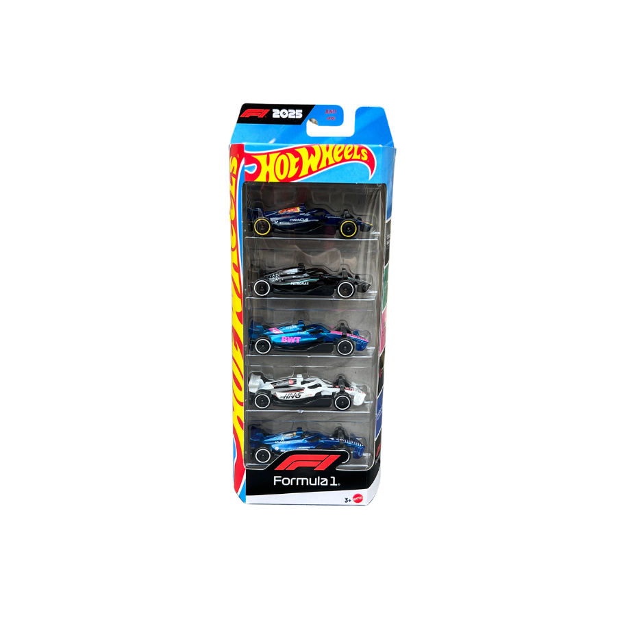 Hot Wheels F1 Race Teams 5 Car Pack